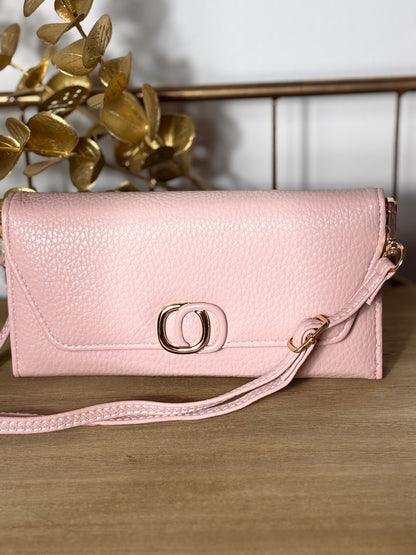Sac portefeuille rose