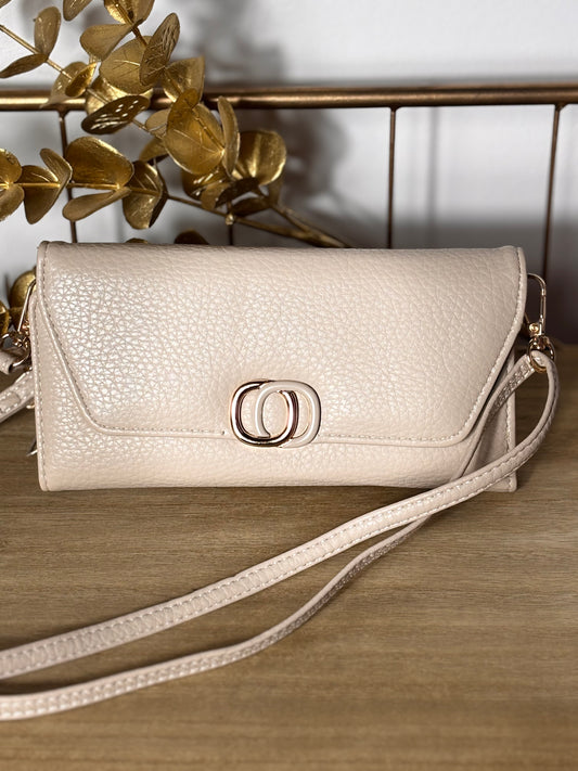 Sac portefeuille beige