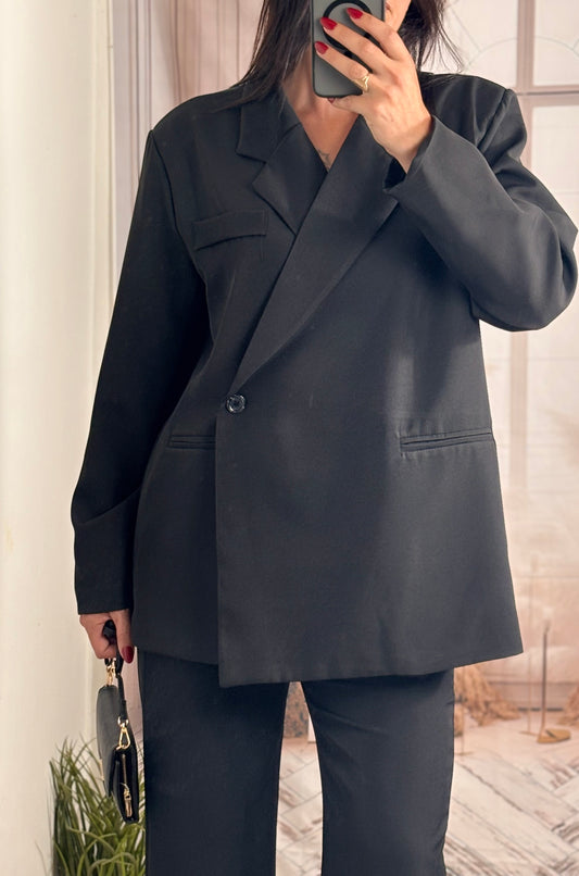 Blazer oversize noir