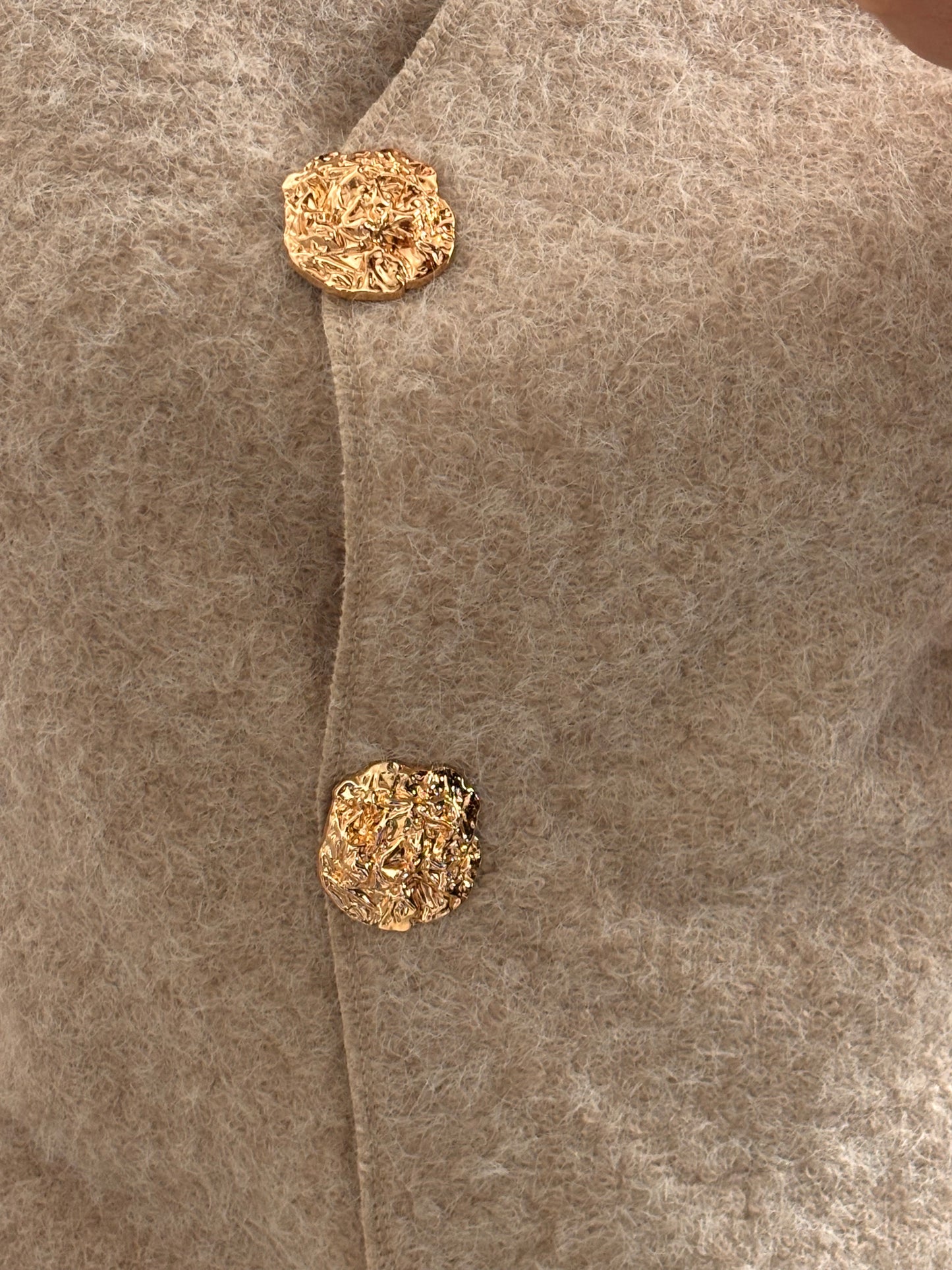 Gilet pépite beige