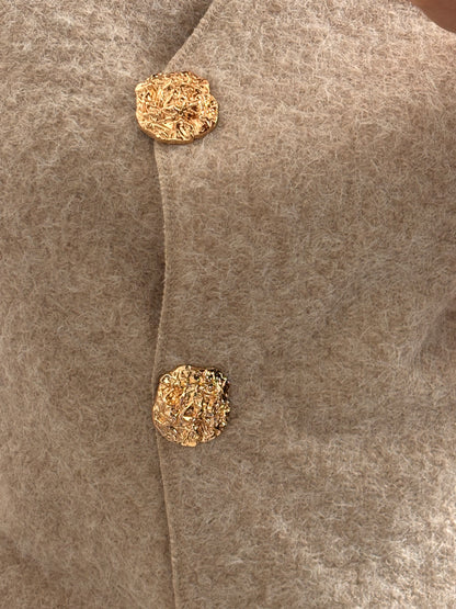 Gilet pépite beige