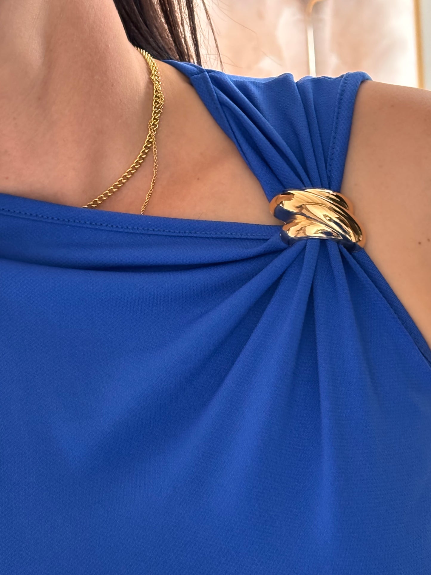 Top bleu royale