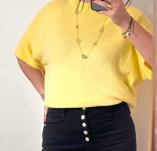 Pull jaune