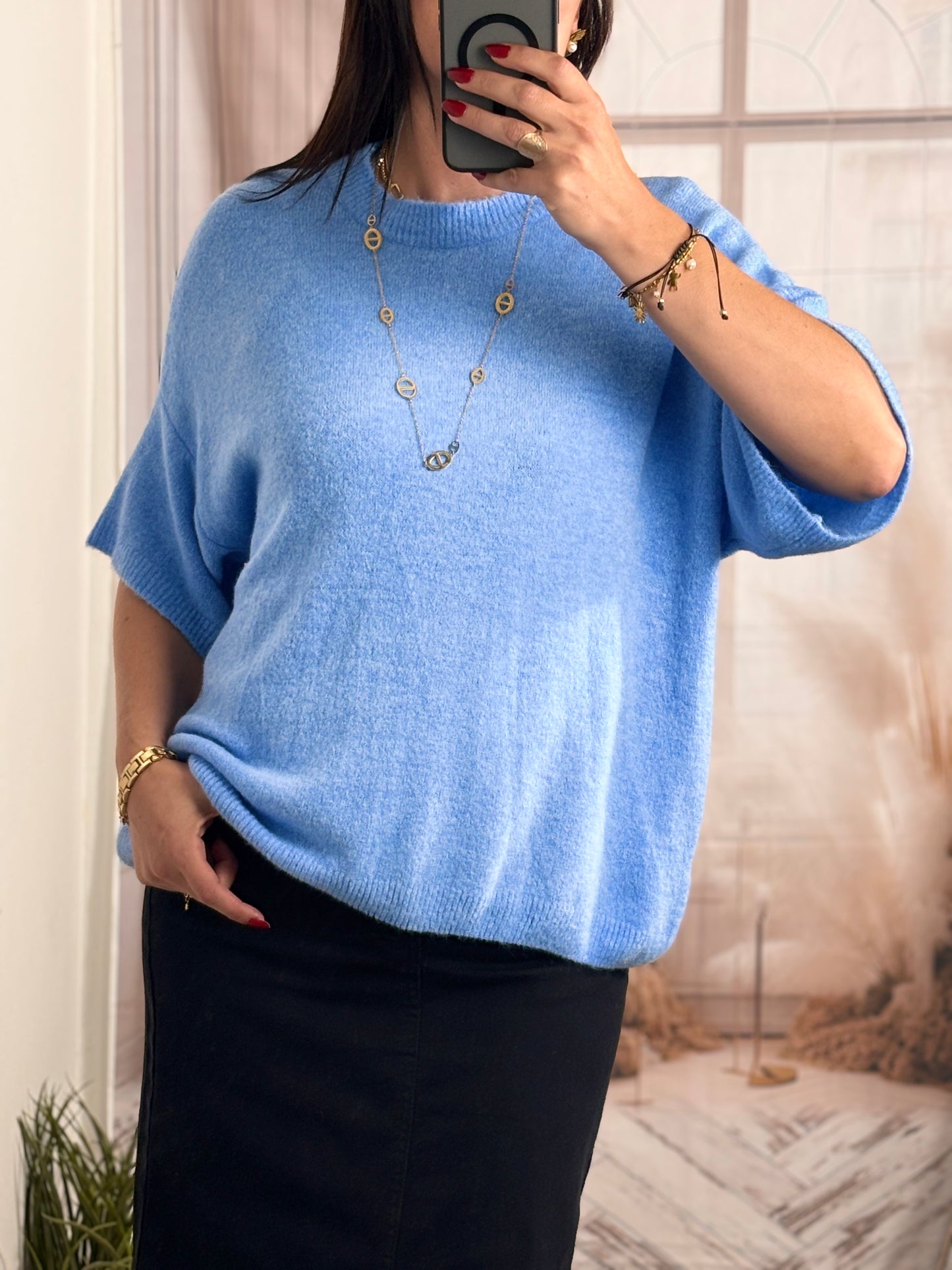 Pull bleu