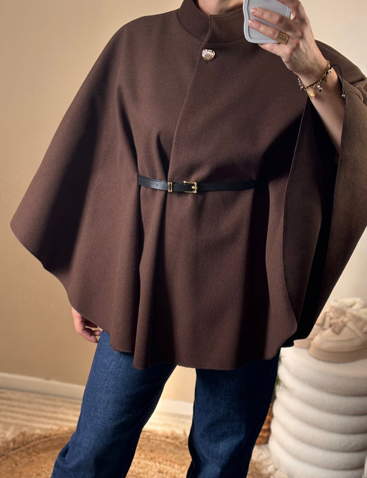 Poncho chocolat
