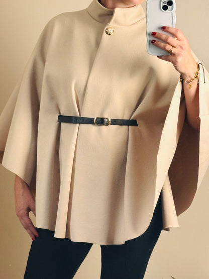 Poncho beige