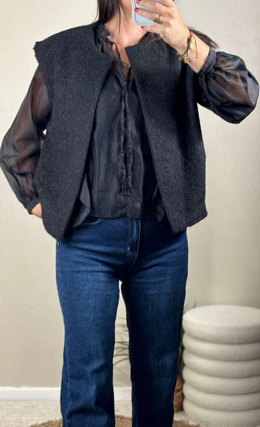 Gilet sans manche noir