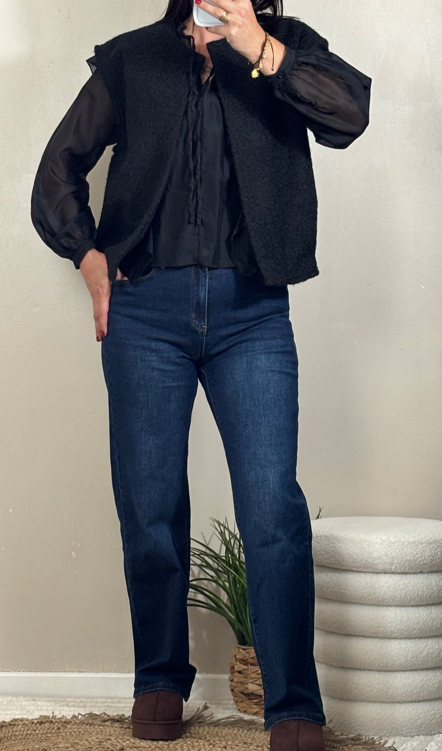 Gilet sans manche noir