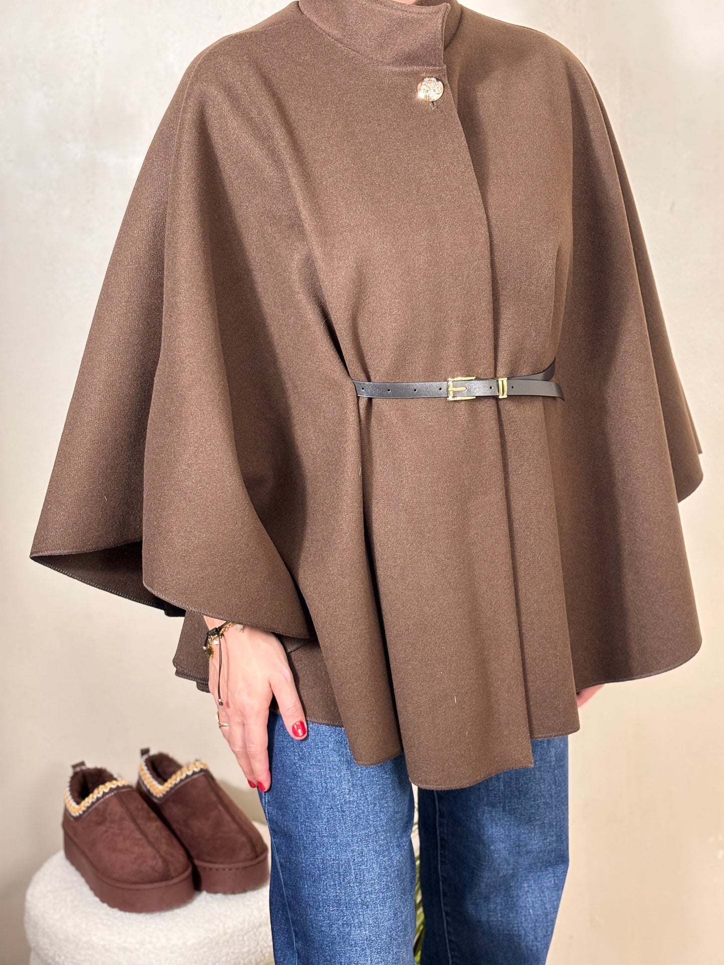 Poncho chocolat