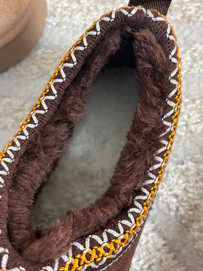 Bottines basses chocolat