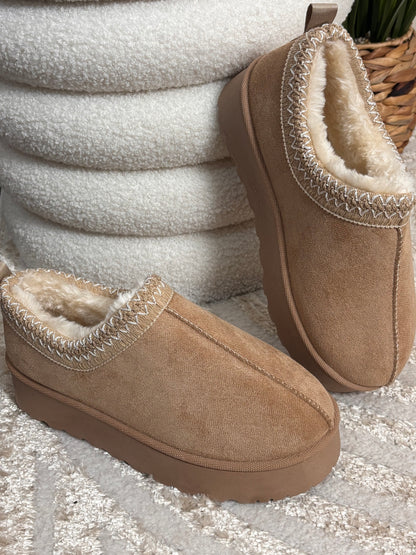 Bottines basses beiges